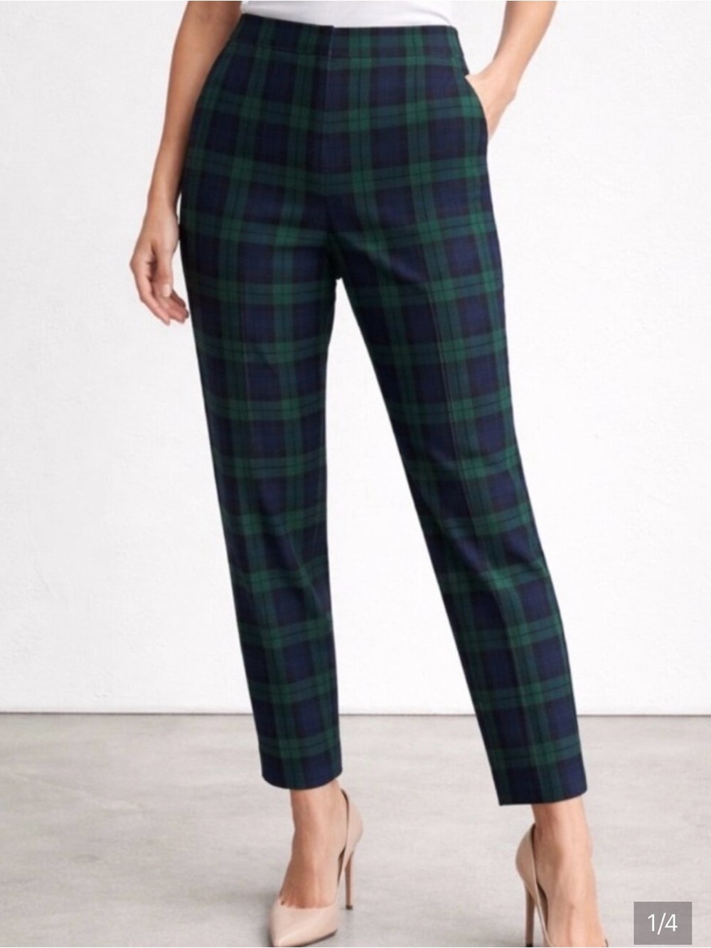 J.Crew Tartan Ankle Pants